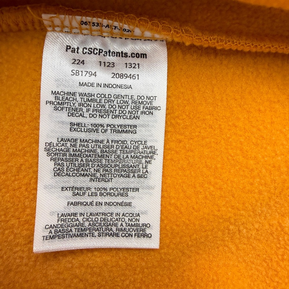 COLUMBIA Bugaboo III Fleece Interchange Jacket Kids Youth XS Green Orange Hooded - Picture 12 of 13